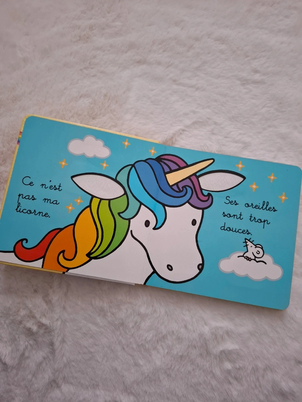 📚 hardback book to touch Where is my unicorn The very soft Usborne – photo 7